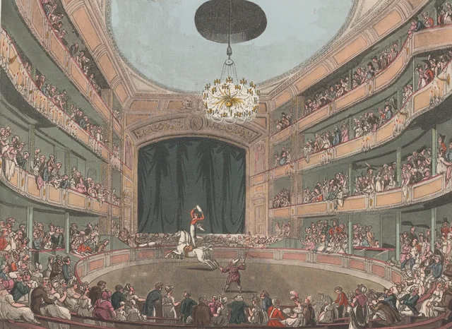 Astley's Amphitheatre, Thomas Rowlandson
