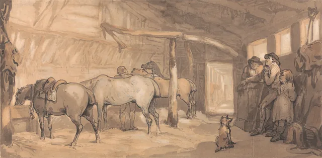 L'écurie d'une auberge