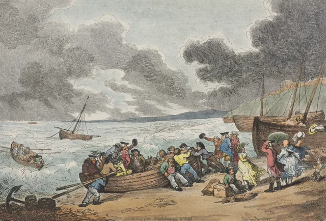 El embarque de Brighthelmstone hacia Dieppe