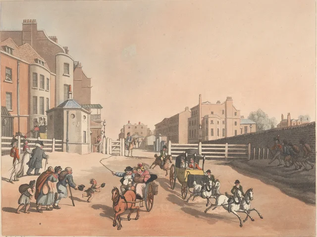 L'entrée d'Oxford Street ou barrière de péage de Tyburn (n° 4)