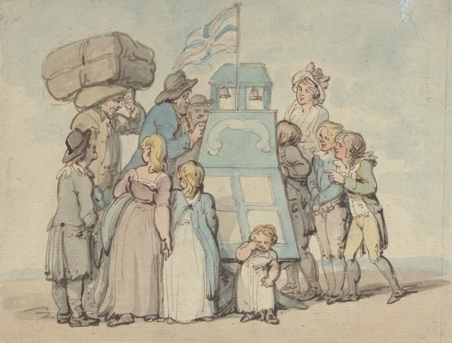 The Peep Show, Thomas Rowlandson