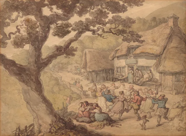 The Village Dance, Thomas Rowlandson