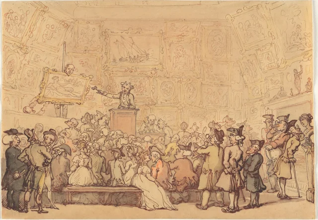 La salle de vente de Christie's, Pall Mall