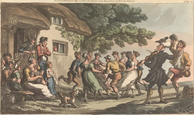 Doctor Syntax, Rural Sports, from The Tour of Doctor Syntax in Search of the Picturesque, Thomas Rowlandson