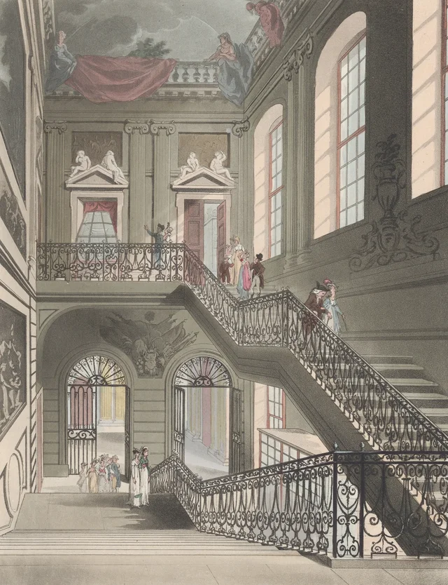 El vestíbulo y la escalera, British Museum