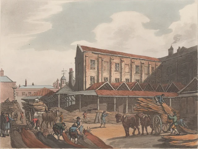 Leaden Hall Market, Thomas Rowlandson