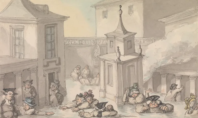 Les agréments de Bath : le bain