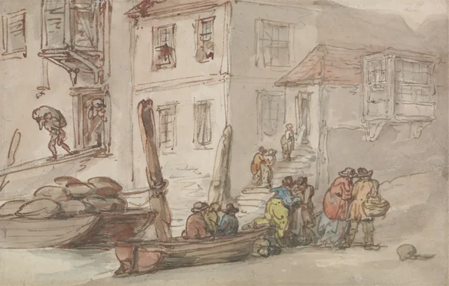 Les vieux escaliers de Wapping