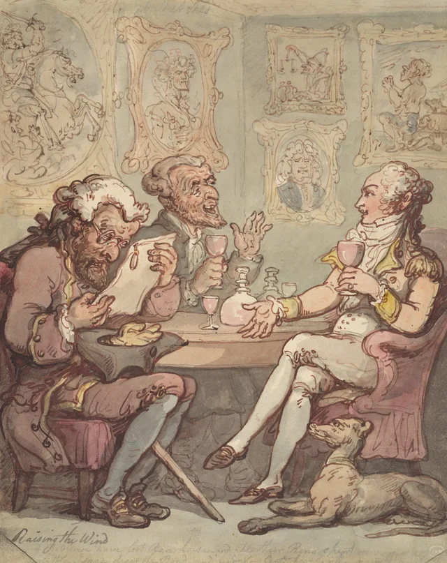 Raising the Wind, Thomas Rowlandson