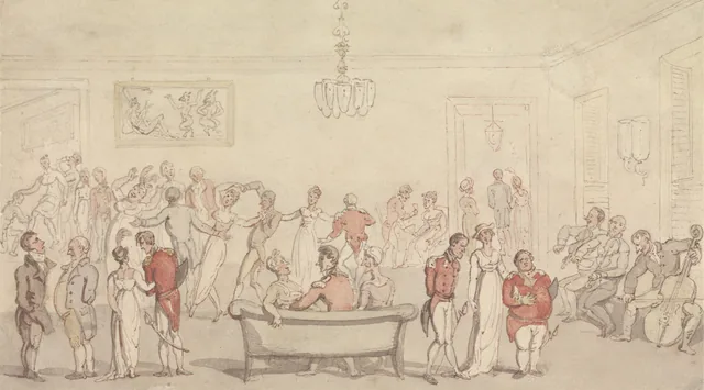 Une compagnie élégante danse