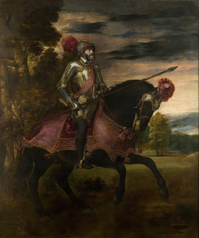 Carlos V a caballo en Mühlberg, Tiziano