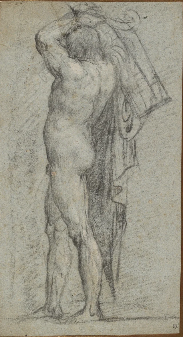 Nude Man Carrying a Rudder on His Shoulder, Titien
