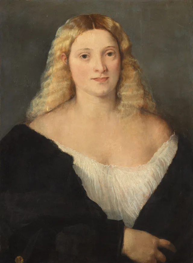 Jeune Femme en robe noire