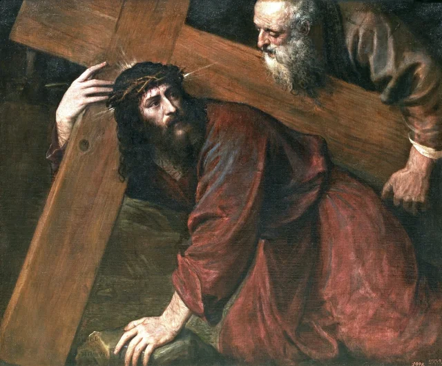 Cristo camino del Calvario, Tiziano