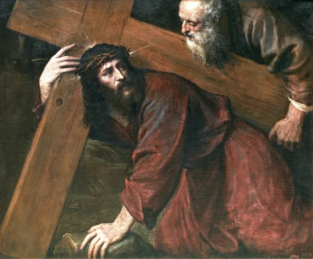 Christ on the Way to Calvary, Titien