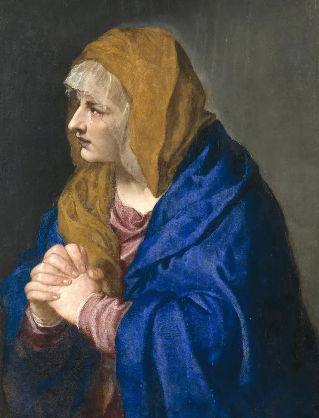 Mater Dolorosa with Clapsed Hands, Titien