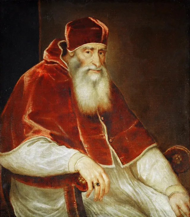 Pape Paul III Farnese (1468-1549), Titien