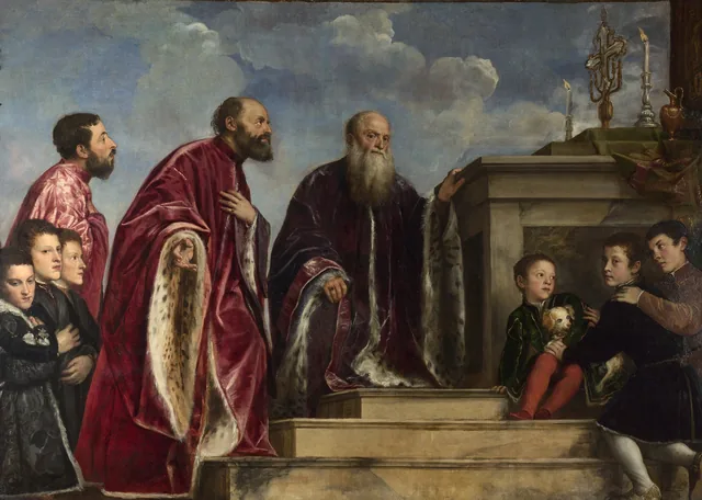 Portrait of the Vendramin Family, Titien