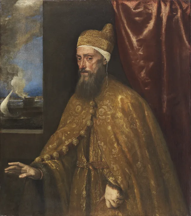 Portrait of Doge Francesco Venier, Titien