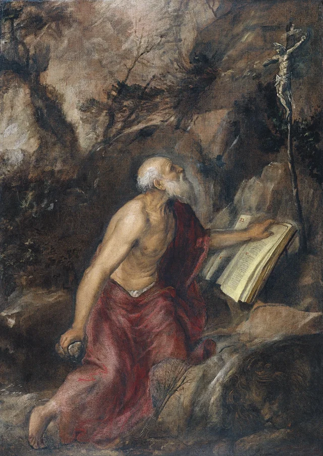 San Jerónimo penitente, Tiziano