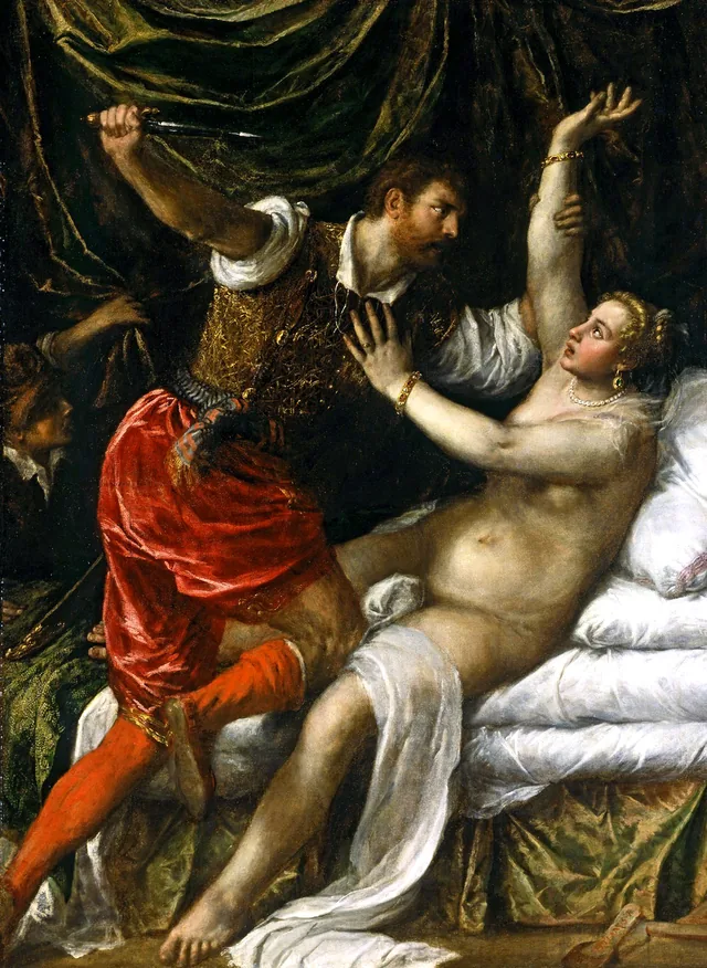 Tarquin and Lucretia, Titien