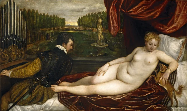 Venus con un organista