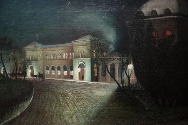 A Estação Leste de Budapeste à noite, Tivadar Csontváry Kosztka