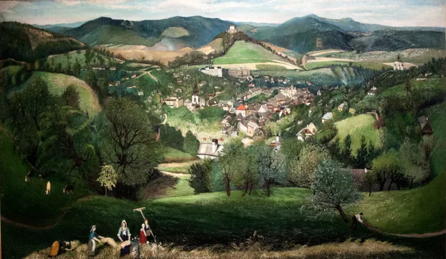 Vista de Selmecbánya (Banská Štiavnica), Tivadar Csontváry Kosztka