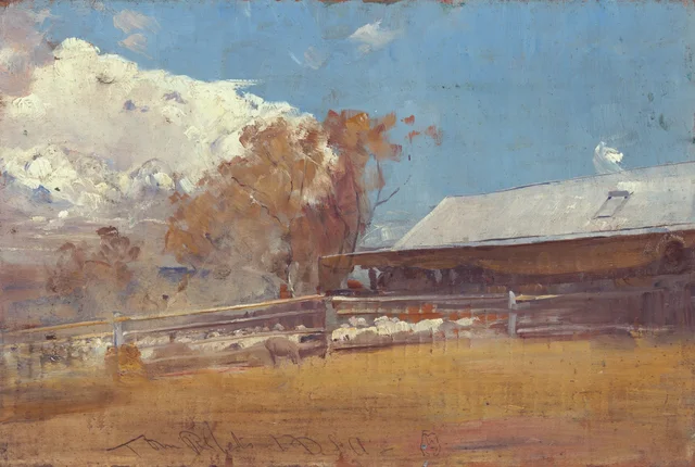El cobertizo de esquila, Newstead, Tom Roberts