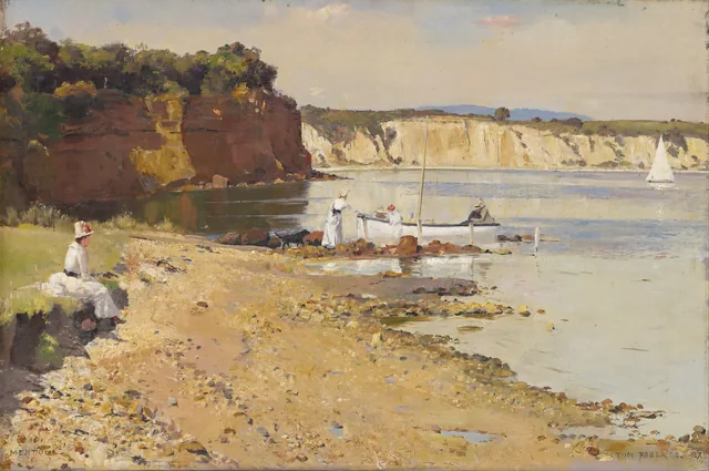 O mar adormecido, Mentone, Tom Roberts