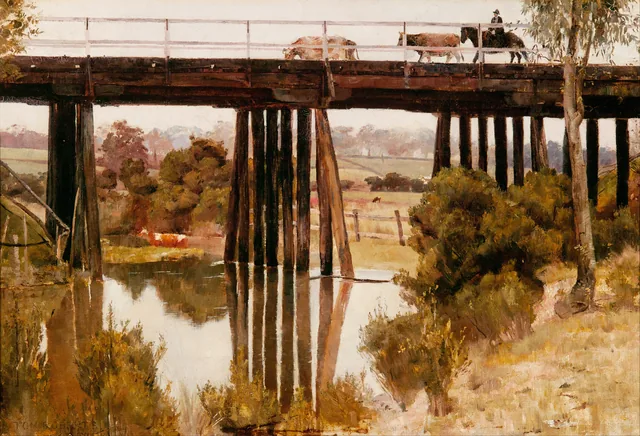 Manhã de inverno depois da chuva, Gardiner's Creek, Tom Roberts