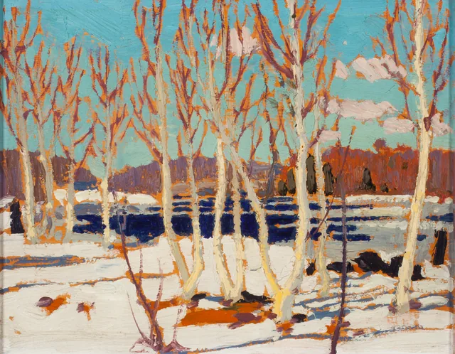 Abril no parque Algonquin, Tom Thomson