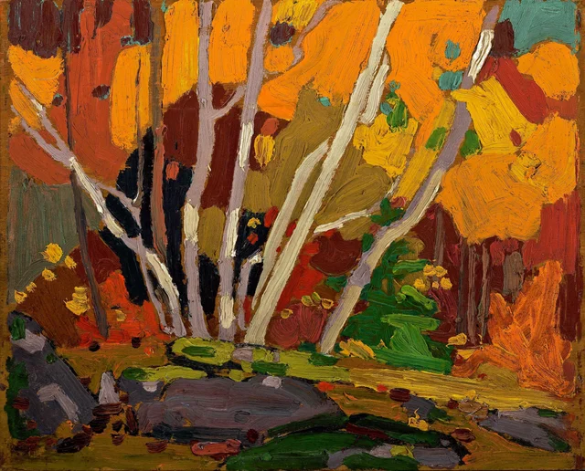 Bétulas de outono, Tom Thomson