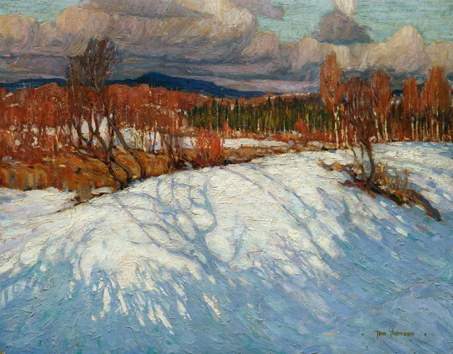 En el parque Algonquin, Tom Thomson