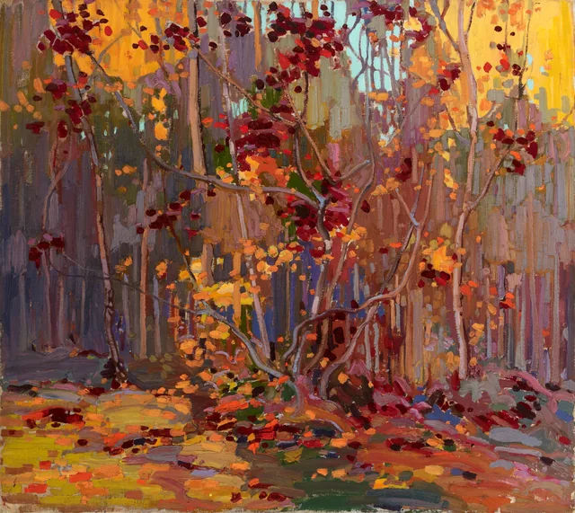Bordos jovens, outubro, Tom Thomson