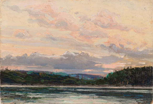 Coucher de soleil dans le Nord, Tom Thomson