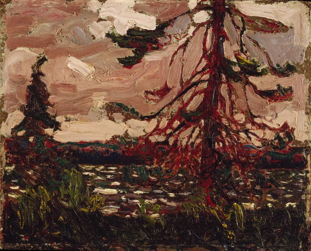 O pinheiro despedaçado, Tom Thomson