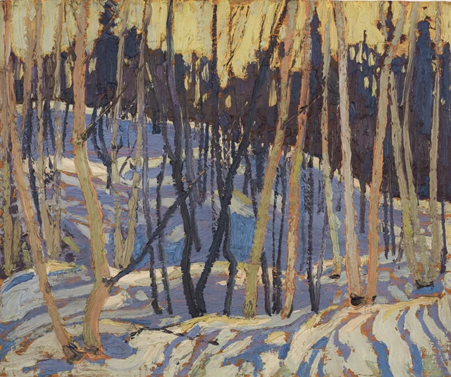 Sombras sobre la nieve, Tom Thomson