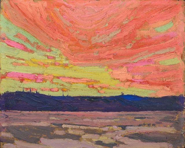 Pôr do sol, Tom Thomson