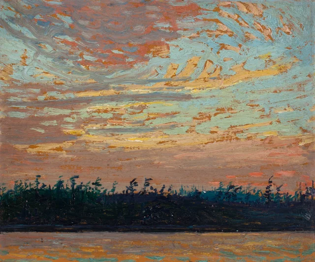 Cielo de atardecer