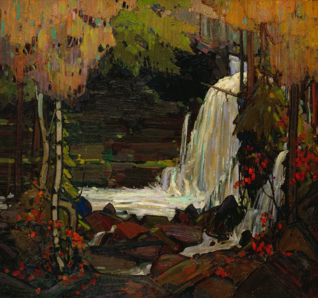 Cascada en el bosque, Tom Thomson