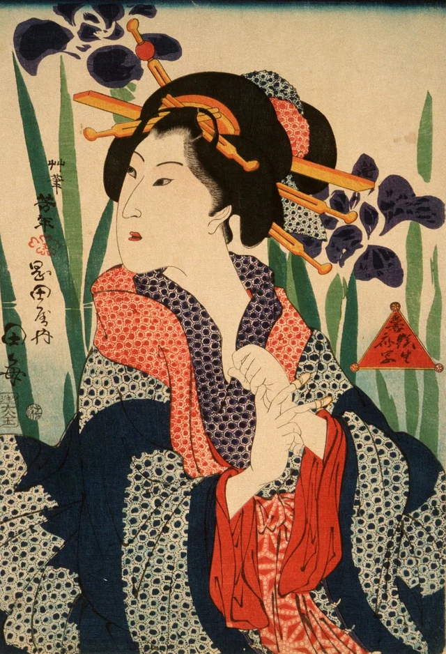 The Courtesan Taume, Tsukioka Yoshitoshi
