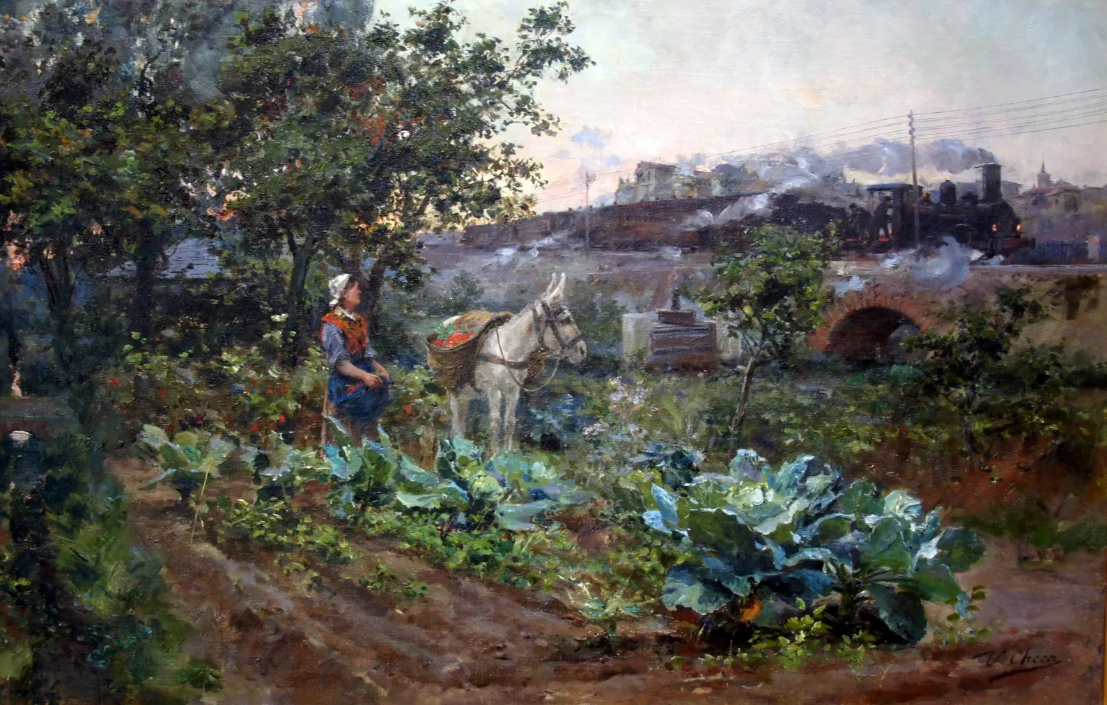 A horta, ou o comboio de Colmenar, Ulpiano Checa