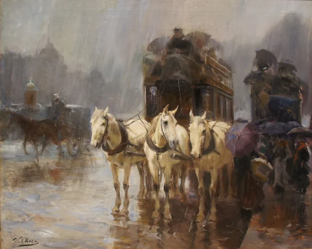 Día de lluvia en París