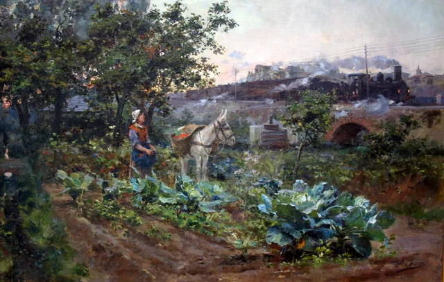 La huerta o el tren de Colmenar