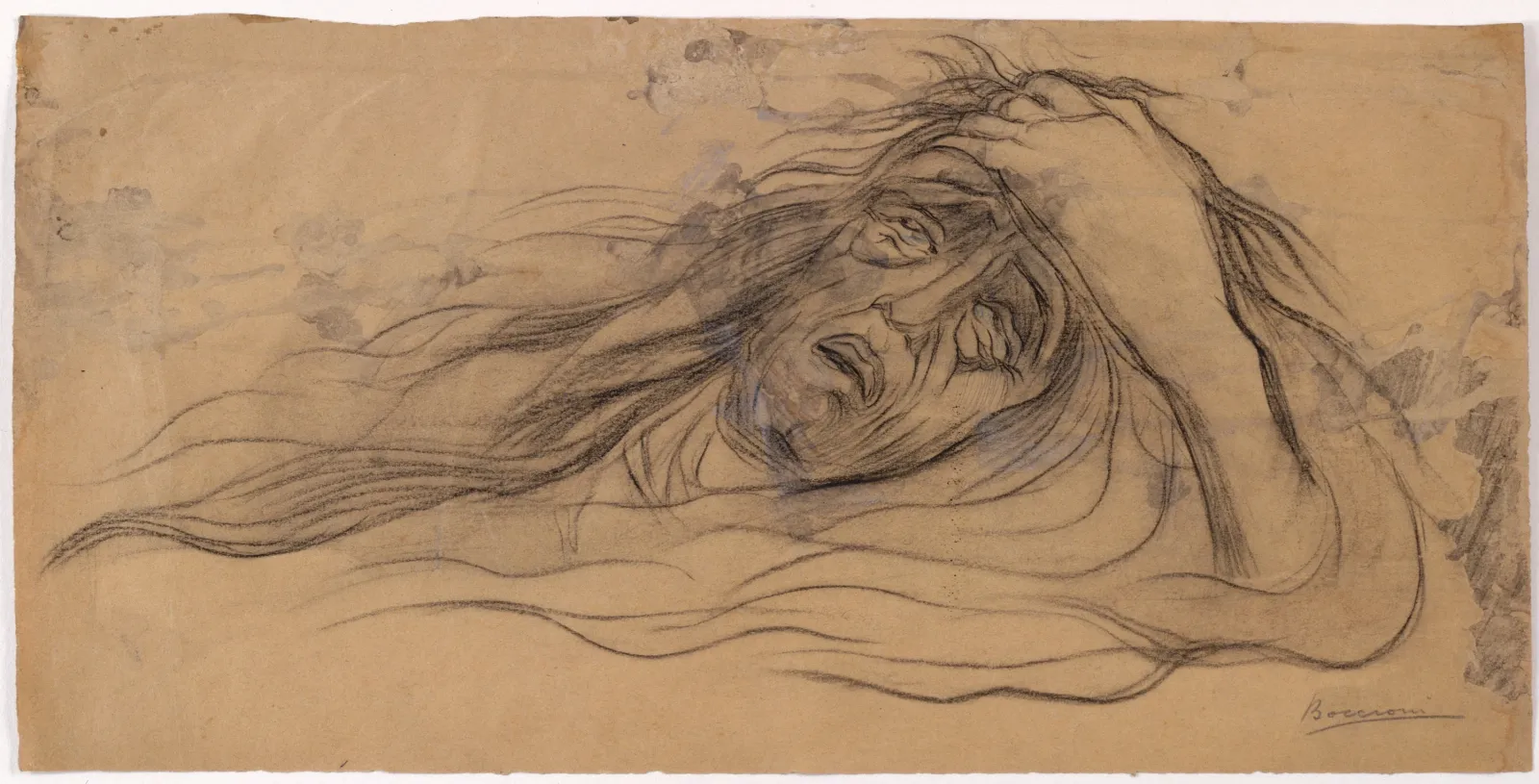 Study for "The Dream – Paolo and Francesca", Umberto Boccioni