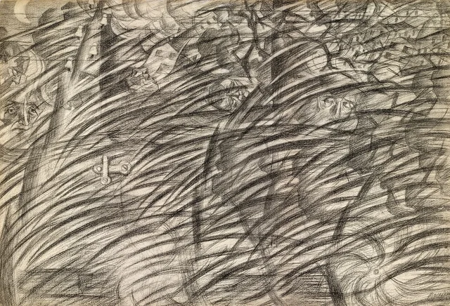 Estados de ánimo: Los que se van, Umberto Boccioni