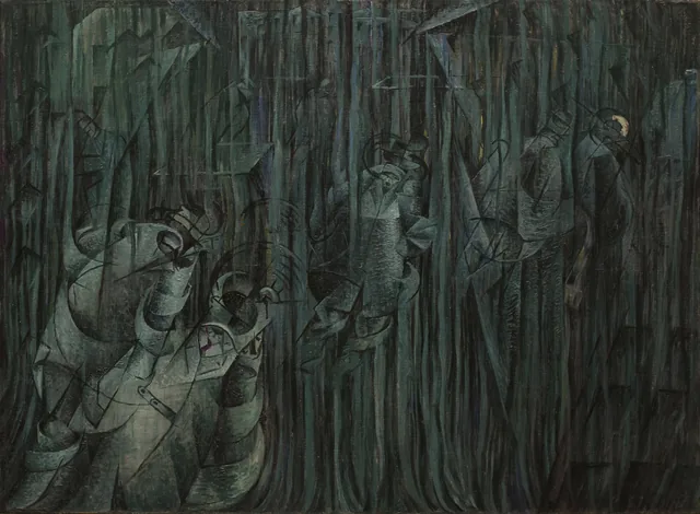 States of Mind III: Those Who Stay, Umberto Boccioni