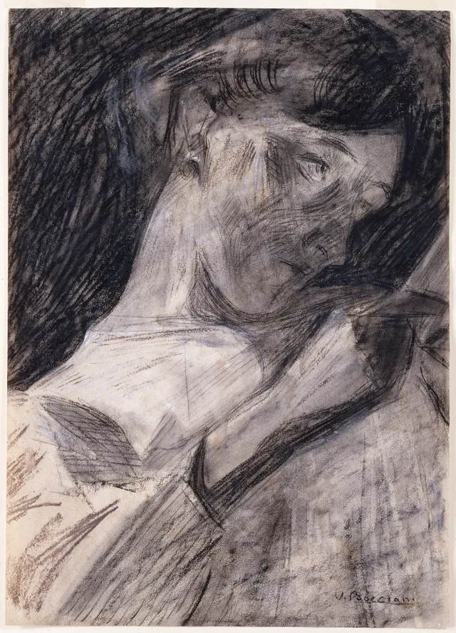 Young Woman Reading (Ines), Umberto Boccioni