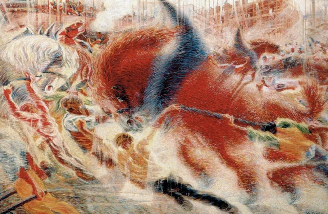 La ciudad que sube, Umberto Boccioni